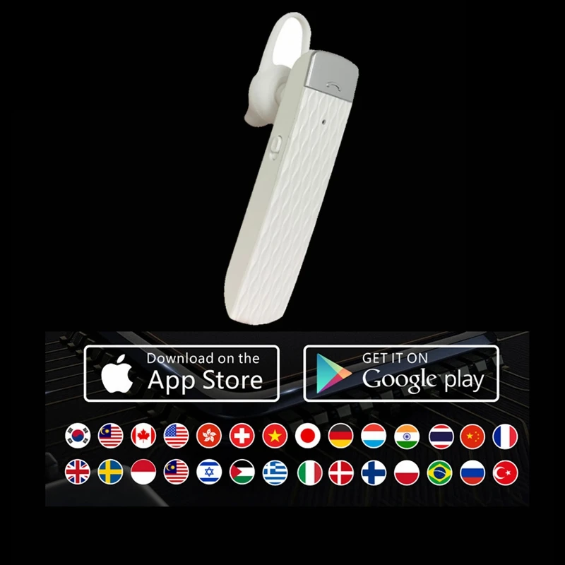 Наушники Интеллектуальный переводчик речи языки в реальном времени b bluetooth