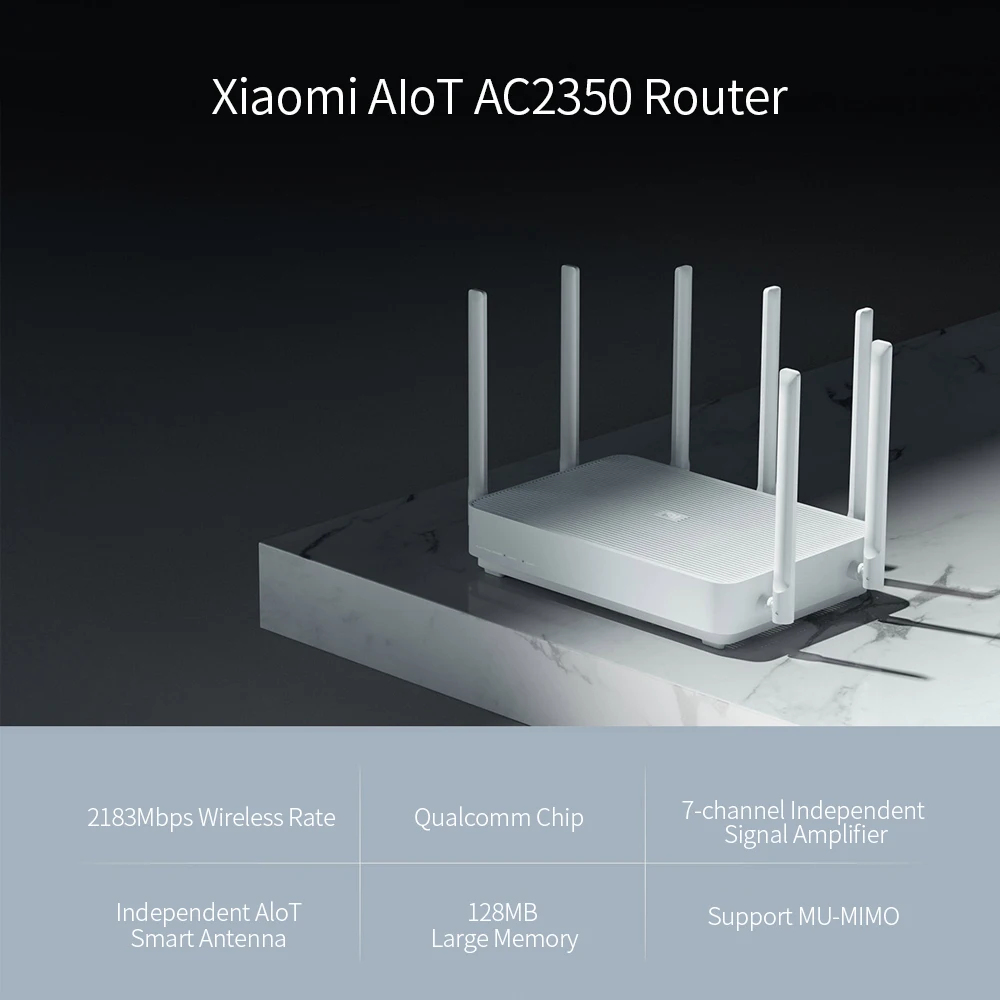 Xiaomi AIoT AC2350  Gigabit 2183 /  128  Wi-Fi  Wi-Fi    7