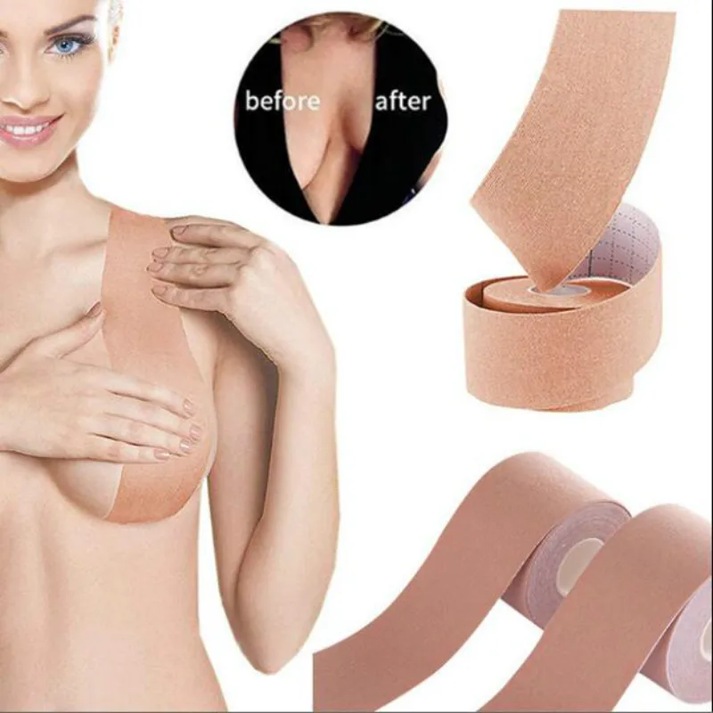

Sexy Comfort Push Up Bra 5M Body Invisible Bra Women Boob Tape Nipple Cover DIY Breast Lift Tape Sticky Bra Lift Up Boob Tape