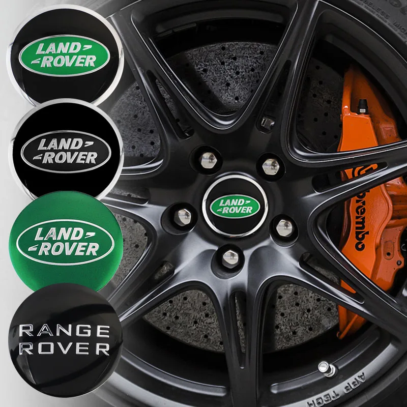 Наклейка на колесные диски Land Rover Range Evoque Velar Defender Discovery Freelander металлические