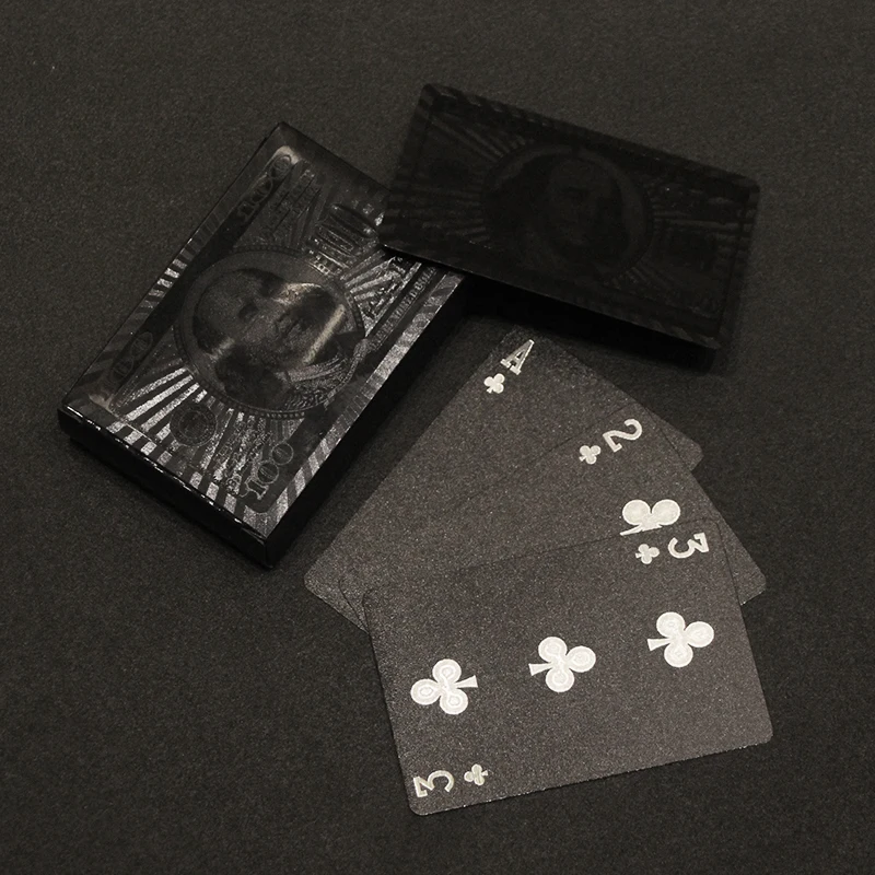 Игральные карты из 24-каратного золота Высококачественная гладкая игральная