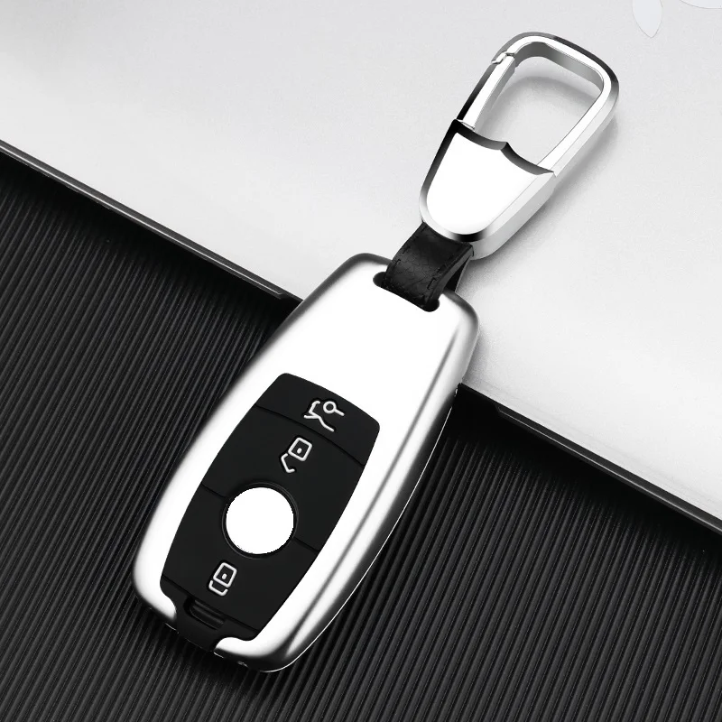 

New Galvanized Car for Mercedes Benz E-class E300 C260 C200 A200 E260 GLK-class GLC Key Fob Cover Protective Shell