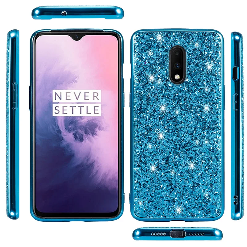 ZKFYS роскошный блестящий чехол для телефона Oneplus 7 Pro 6 лет Sequin покрытие