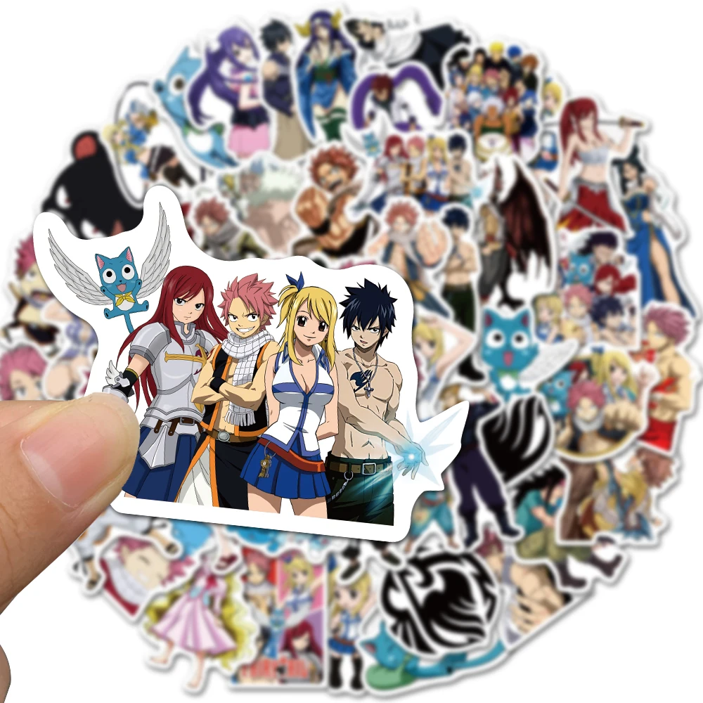 50 шт. в стиле аниме Fairy Tail наклейки Водонепроницаемый Классические игрушки мини
