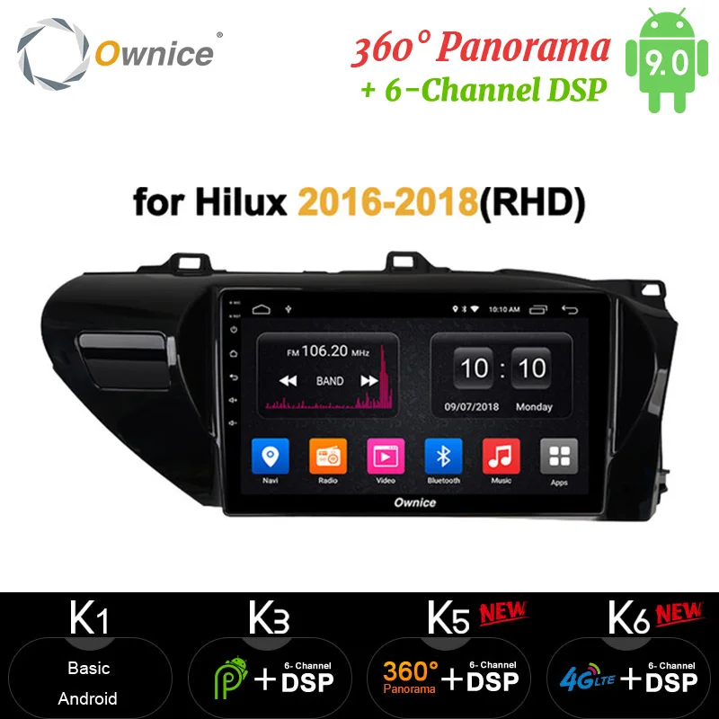 Ownice 64G 4G Android 10 автомобильное радио 2din Авто DVD Бортовой компьютер навигация GPS
