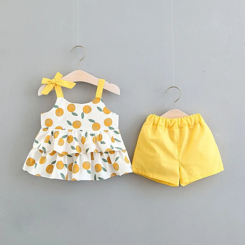 Детская летняя одежда для новорожденных девочек 2020 года повседневные топы жилет