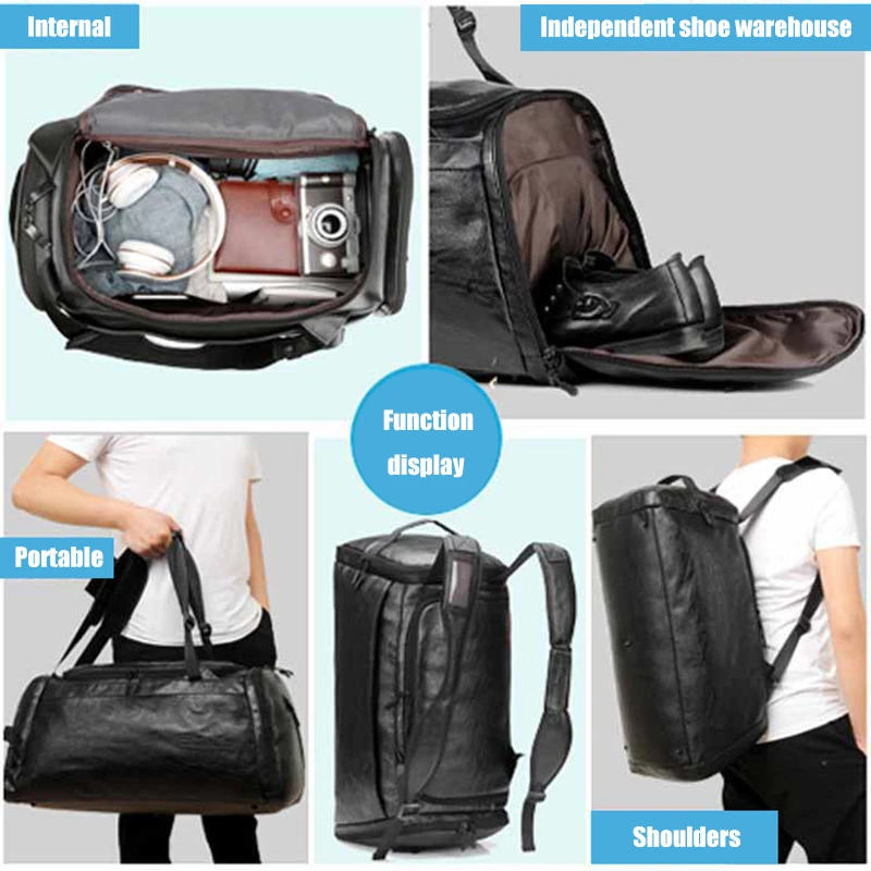 Многофункциональная сумка для тренажерного зала Мужская большая спортивная