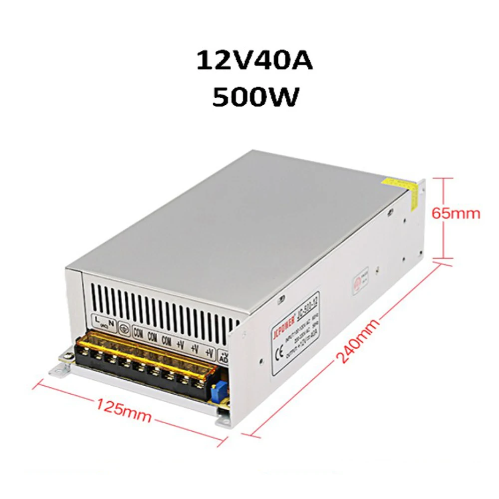 

110V 220V To 12V Volt Led Lighting Transformer Power Supply For 5050 3528 2835 2811 2815 Led Strip Lights