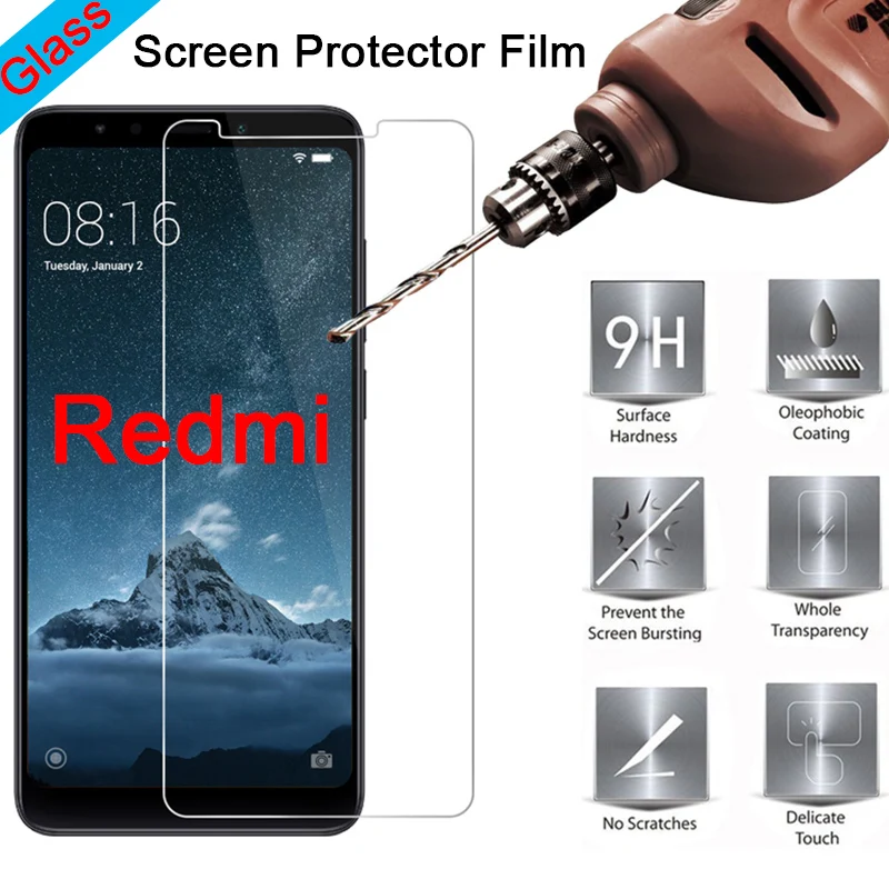 Закаленное стекло 9H HD для Redmi 7 6 4 3 Pro Защитное Xiaomi 3X 3S S2 2|Защитные стёкла и плёнки