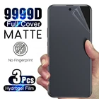 Изогнутая матовая Гидрогелевая пленка 9999D для Xiaomi11T Pro Xiomi Xiaomi Mi11T Mi 11 T 11 T Pro 5G, матовая защита экрана, не стекло, 3 шт.