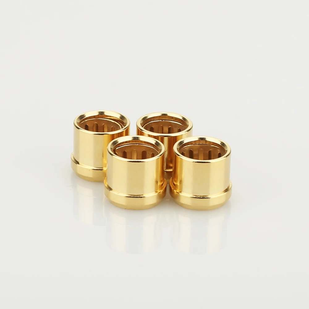 16 шт. Позолоченные RCA кепки разъем Короткий разъем электрической цепи Phono разъем RCA Экранирование гнездо защиты крышки шапки