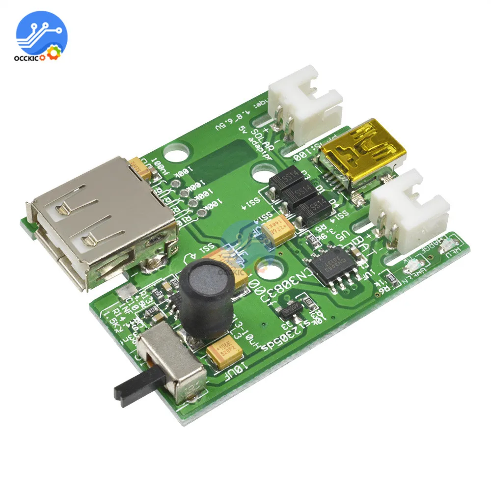 BMS 3.7V USB Lithium Battery Solar Charging Module Controller Board Power Bank Charger Accessory CN3083 Control | Электроника