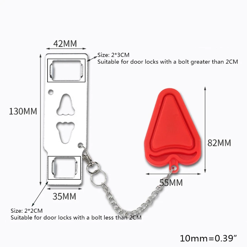 Y1UD дверной замок для домашней безопасности без перфорации портативные дверные
