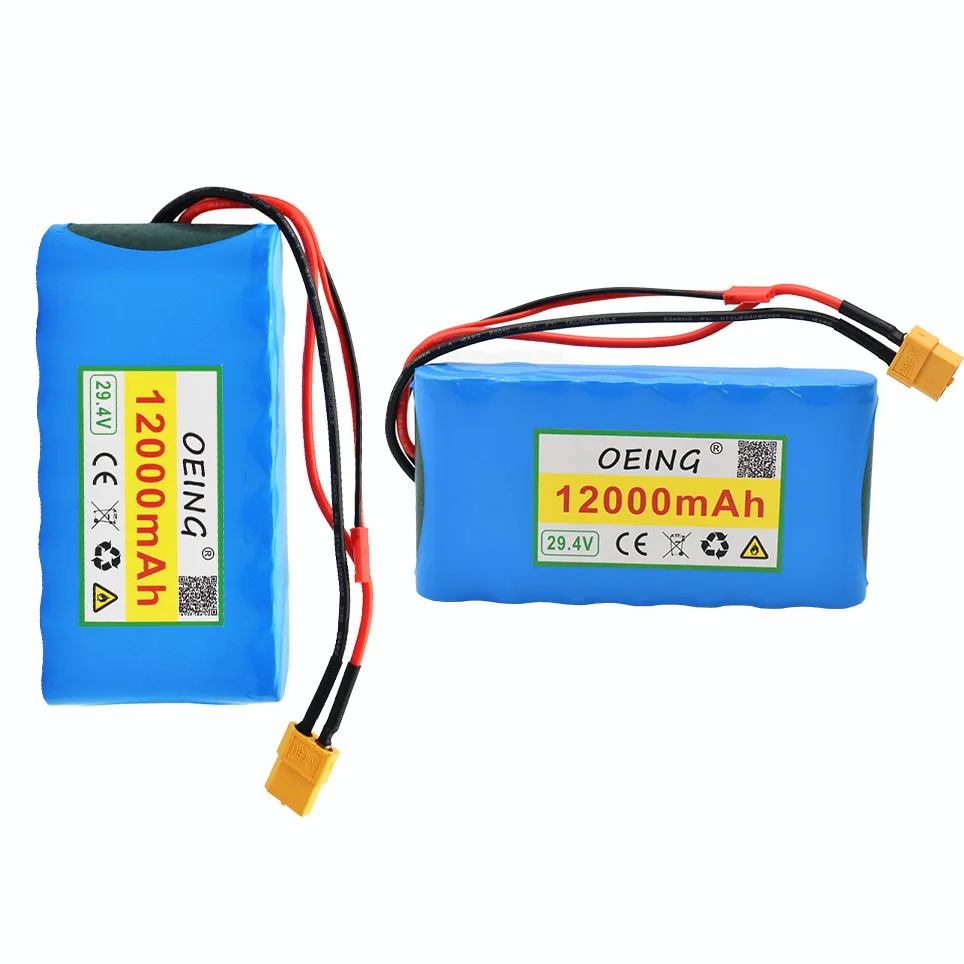 

NEWEST 29V 12Ah 7S1P 29.4V 12000mAh Lithium-ion Battery Pack for Small Electric Unicycles Scooters Toys Bicycle Built-in BMS
