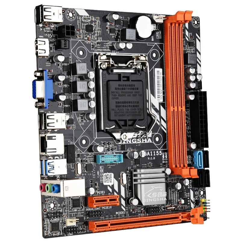 Комплект материнской платы JINGSHA B75 с Intel Core I5 3770 2 шт. x 8 ГБ = 16 1600 МГц память DDR3 для