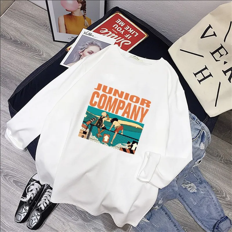 Picture 4 Футболка парная одежда странные вещи Harajuku Camiseta Feminina размера плюс XXXL белые футболки топы с принтом длинный рукав осень - Цвет: Picture 4