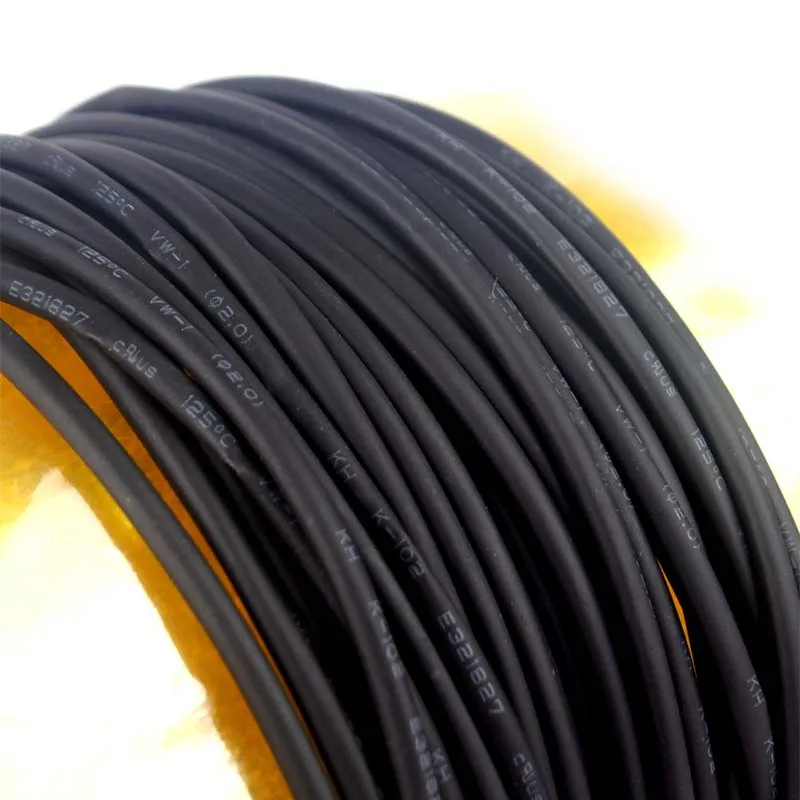 5 шт. термоусадочные 1m/2 мм/4 мм черная трубка Автомобильный Кабель прокладочный