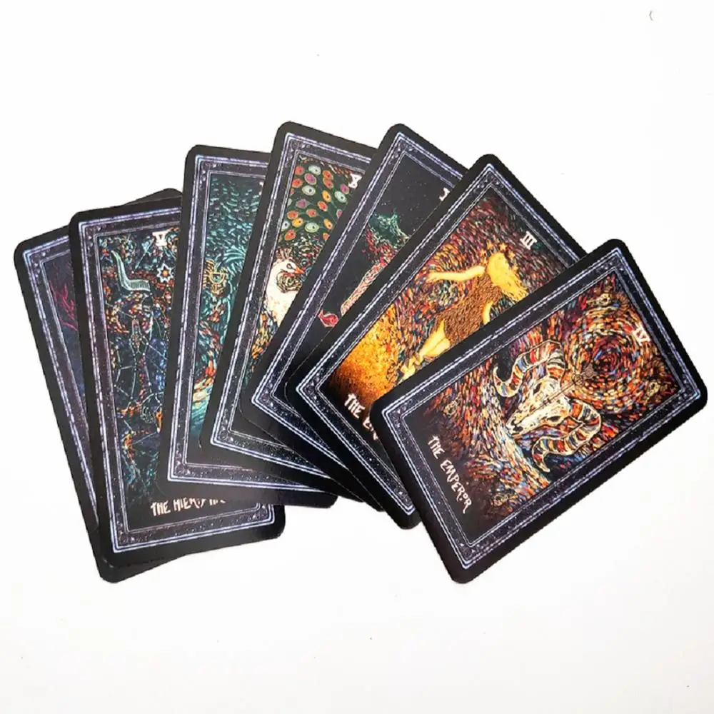 79 шт колода карт Таро &quotсделай сам&quot с серебристым покрытием Призма видения