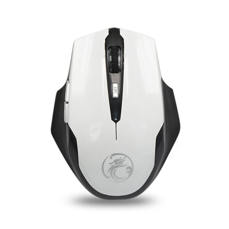 IMICE G-1900 USB 2,4 ГГц Беспроводная мышь 1600 dpi 4 кнопки оптическая Регулируемая Бесшумная перезаряжаемая эргономичная игровая мышь для ПК ноутбука