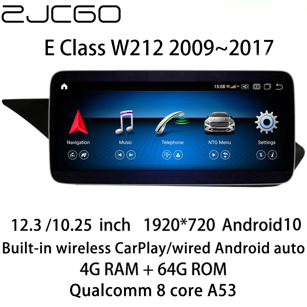 Автомобильный мультимедийный плеер стерео GPS DVD Радио Навигация Android экран для