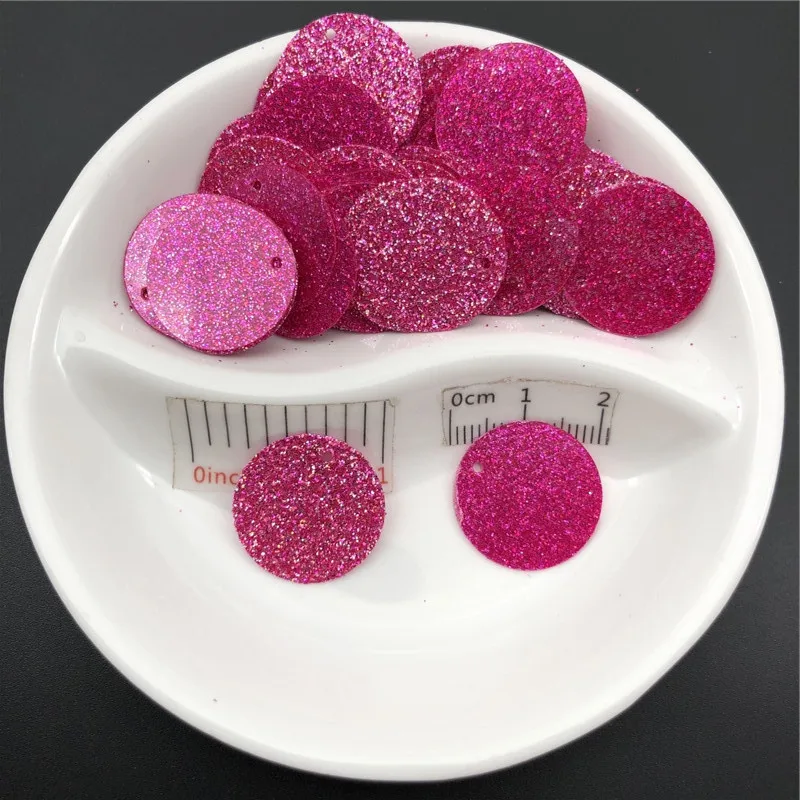 Pailettes 20mm Silde Hole Glitters Sequin Flat Round Loose Sequins Sewing Wedding Decoration Craft Scrapbook DIY Accessories | Дом и сад