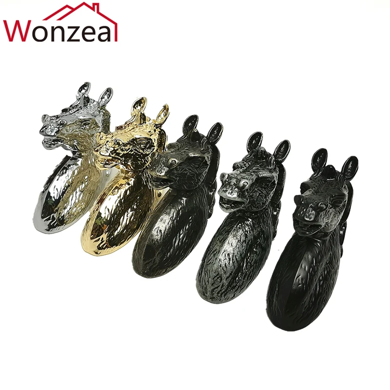 

1PCS Cabinet Knobs Zinc Alloy Horse Head Handles Kitchen Knobs Cupboard Drawer Wardrobe Dresses Drawer Pull
