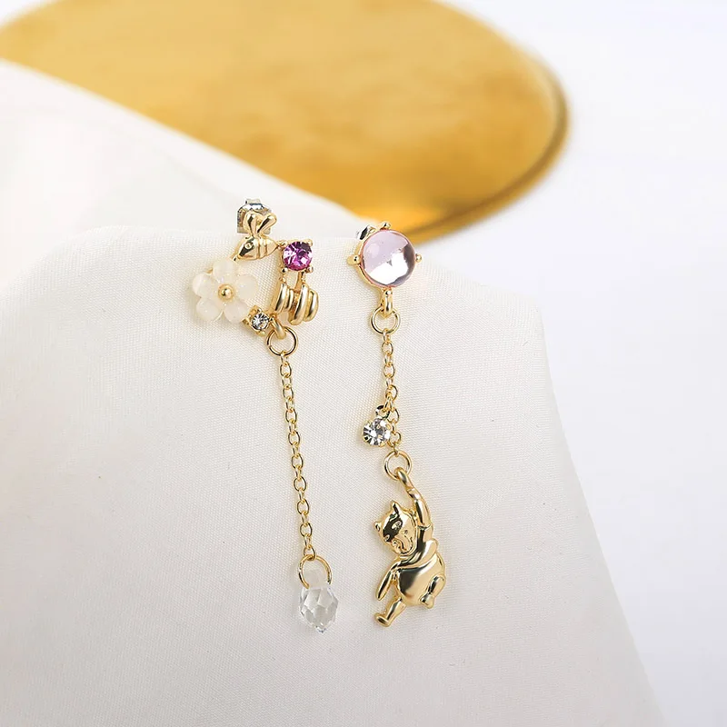 Новинка 2020 лидер продаж модная Милая подвеска медведь асимметричное очарование