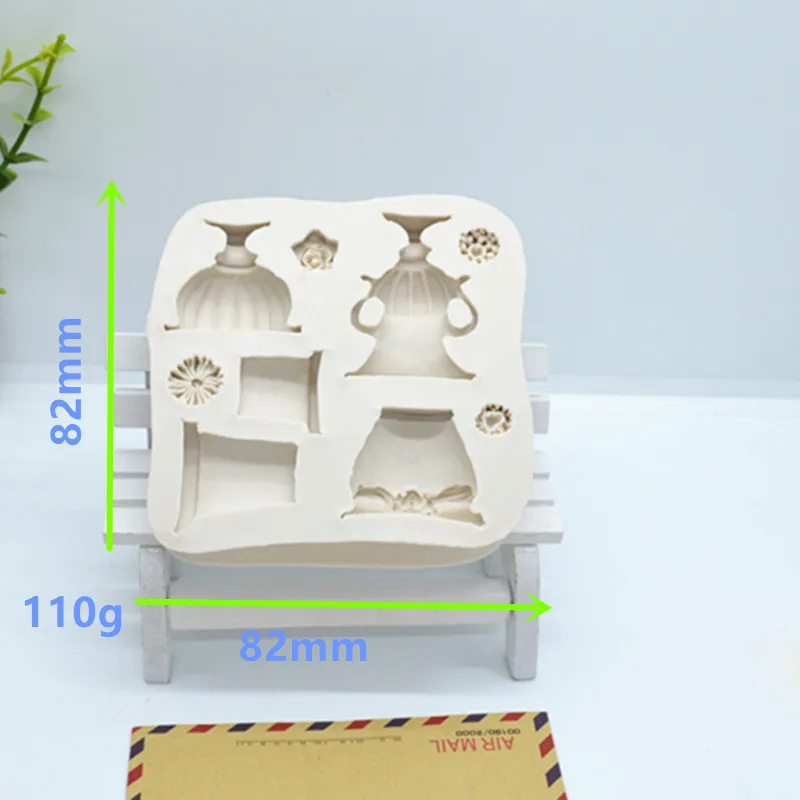 Luyou 1 шт. цветочный горшок форма для выпечки тортов Силиконовая Форма Fondant