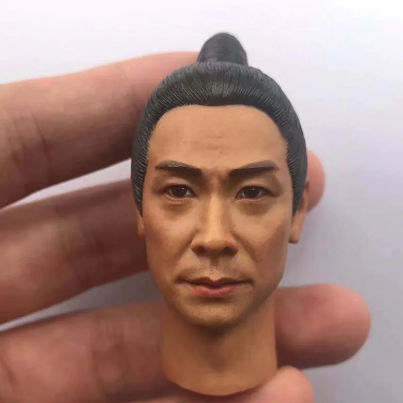 

1/6 Scale Chiu Man-Cheuk Head Sculpt Ancient Male Soldier Head Carving Model Toy Action Figure Collection