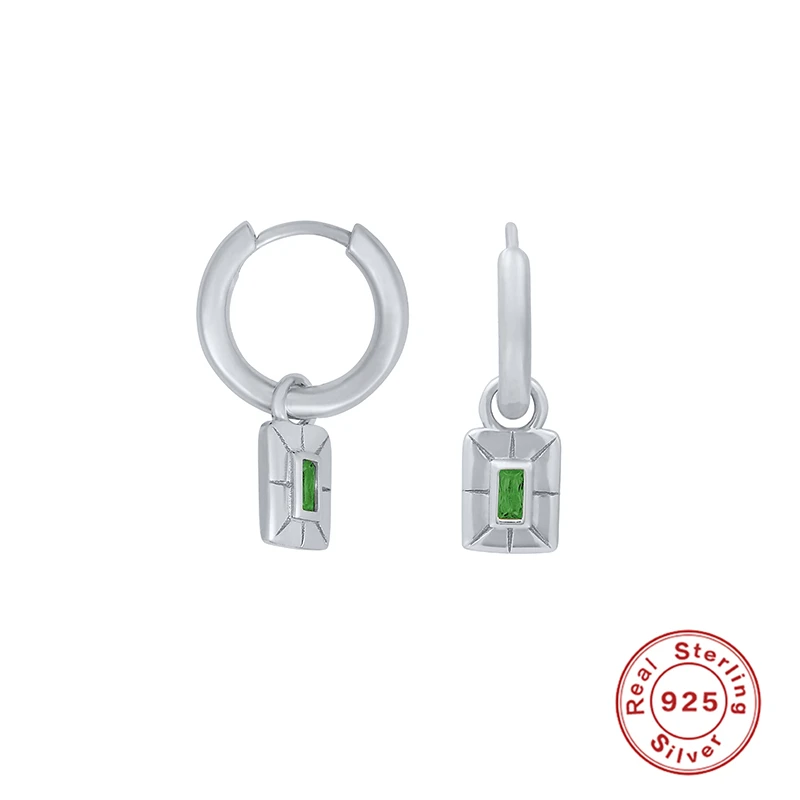 

AIDE Vintage Europe & America Hoop Earrings for Women Fashion Geometric Retro INS Anise Star Earings Silver 925 Jewelry kolczyki