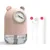 Clock Humidifier Pink