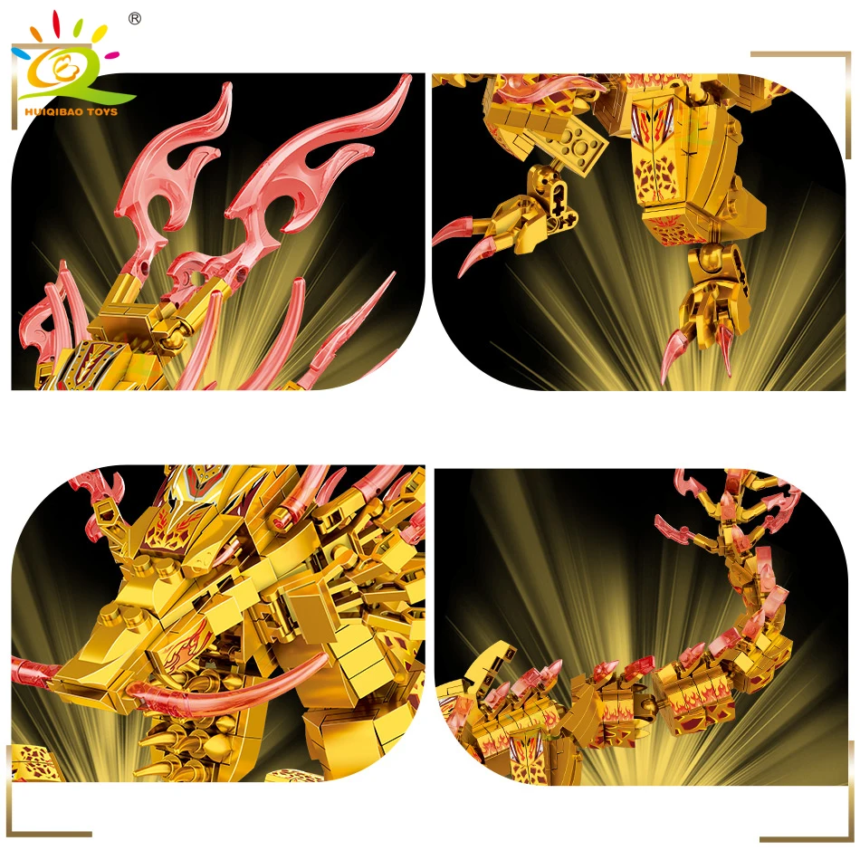 Конструктор золото 1314 с 4 фигурками ниндзя-Дракон шт. | Игрушки и хобби