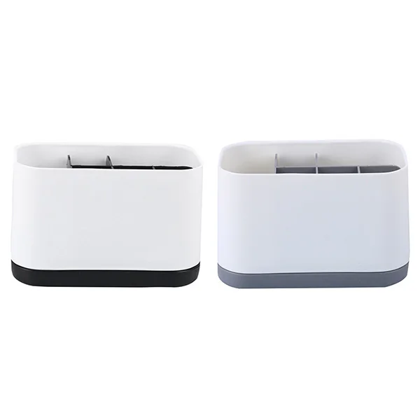

Toothbrush Storage Holder Toothbrush Caddy Stand 6 Slots for Toothbrush Toothpaste Bathroom Organizer Wall Detachable