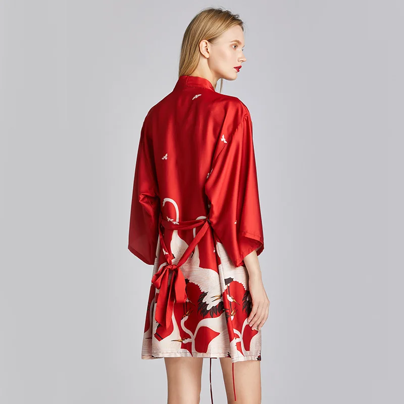 Комплект ночного белья из искусственного шелка пижамы домашняя одежда женское