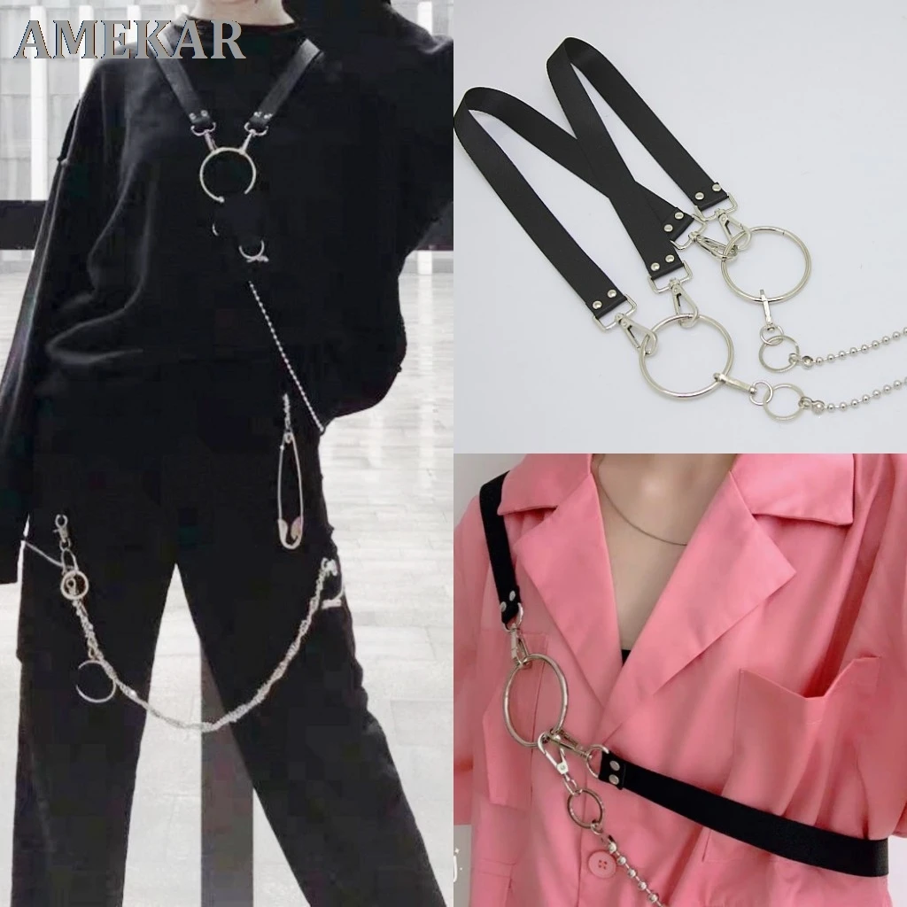 Стильный уличный Тактический плечевой ремень цепочка женские ремни