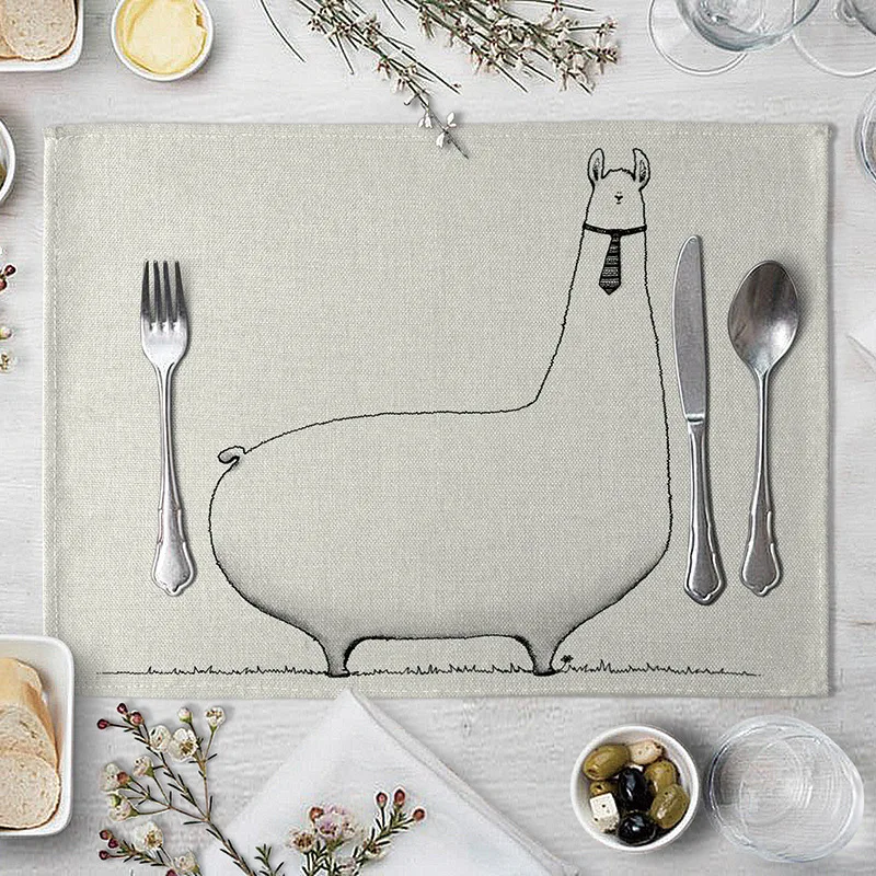 С забавным животным мотивом Кухня обеденный птички динозавра комплект с лисьим и