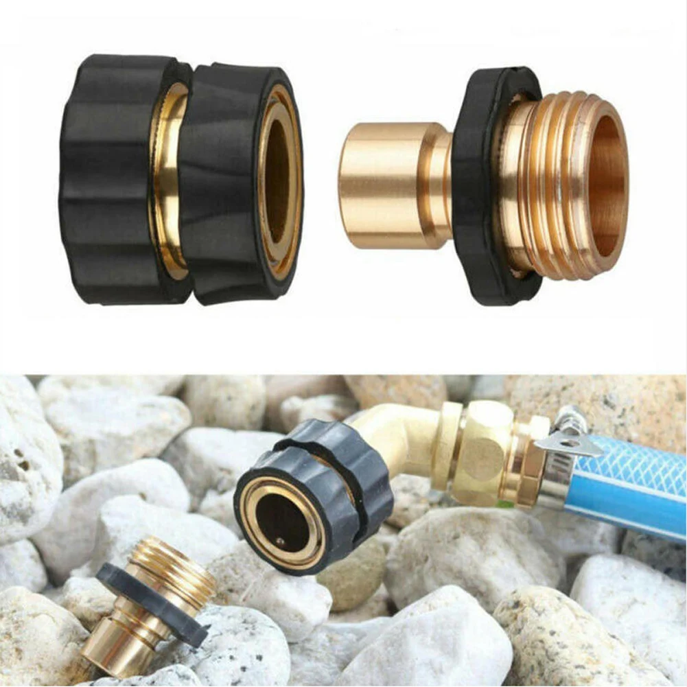 Садовый шланг быстрое соединение Твердый латунный быстрый соединитель садовый