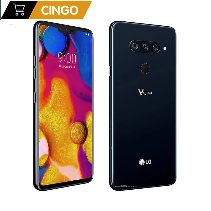 Оригинальный LG V40 ThinQ 6 4 дюймов ГБ ОЗУ Android Восьмиядерный двойная фронтальная 3