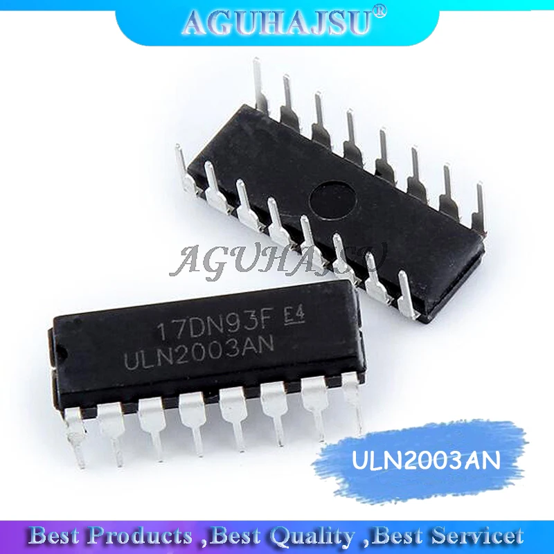 

10 шт. ULN2003AN ULN2003A DIP16 ULN2003 ULN2003APG DIP новый оригинальный