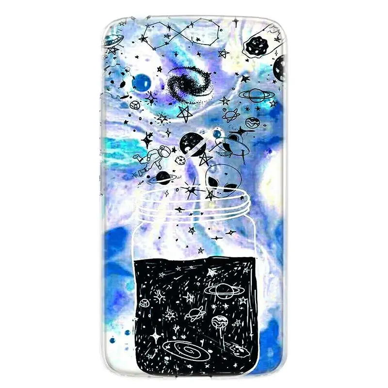 Чехол для телефона Merrry Go Planet Space Motorola MOTO G8 G7 G6 G5 G5S G4 E6 E5 E4 Plus Play Power One Action мягкий