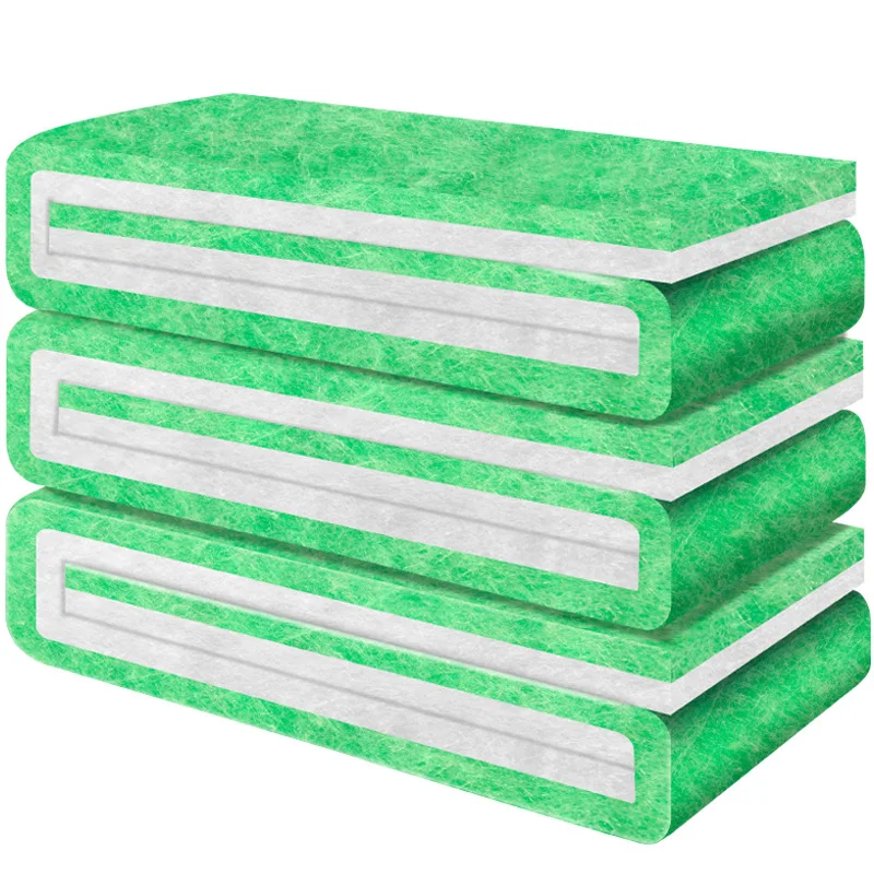 Фильтр для аквариума хлопковый очиститель воды высокой плотности фильтр зеленый