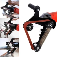 m10 m14 belt sander attachment adapter converting angle grinder polishing bearing bracket pipe tube support sanding belt tool