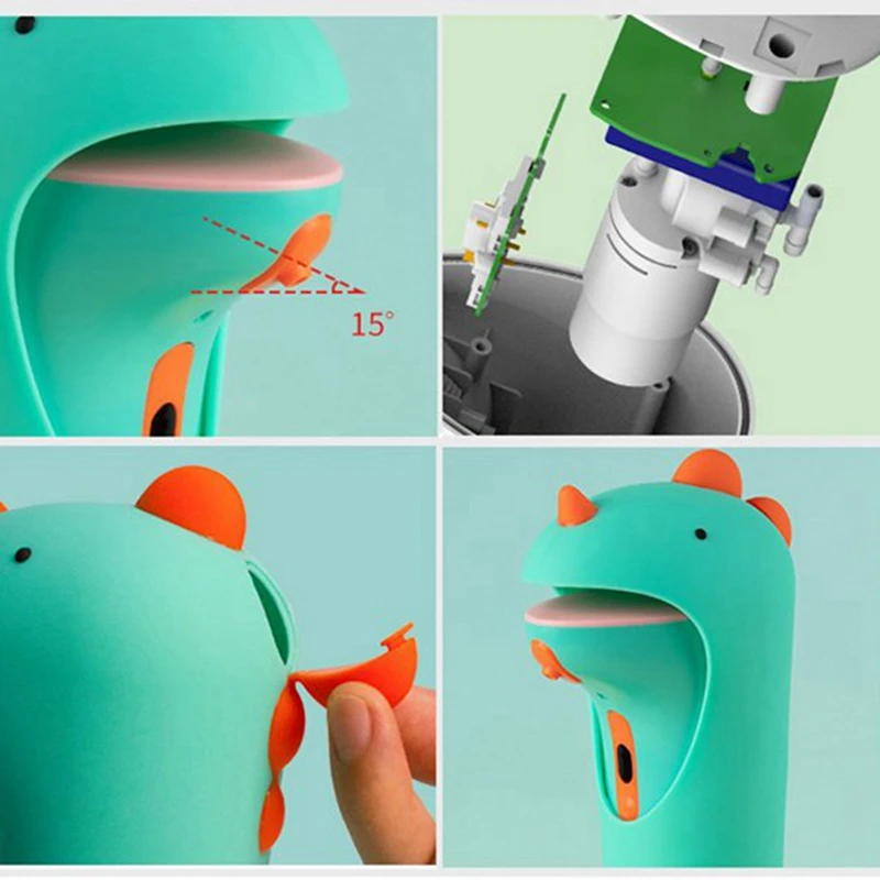 

No Liquid Baby Deodorant Foam Automatic Soap Dispenser (Children) 250ML Blue Hand Washer Magnetic Rechargeable Version