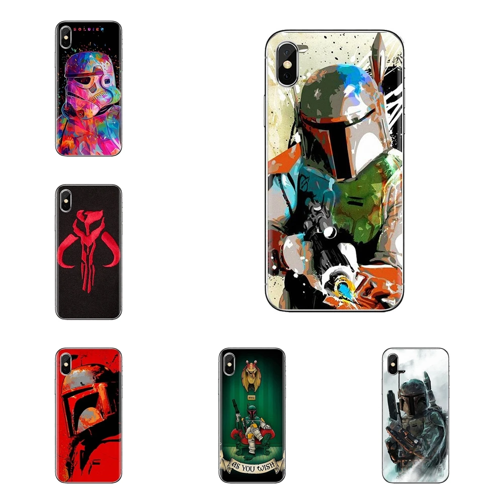 Звездные войны 7 Дарт Вейдер boba Фетт для iPhone XS Max XR X 4 4s 5 5S 5C SE 6 6S 8 Plus samsung Galaxy J1 J3 J5 J7 A3