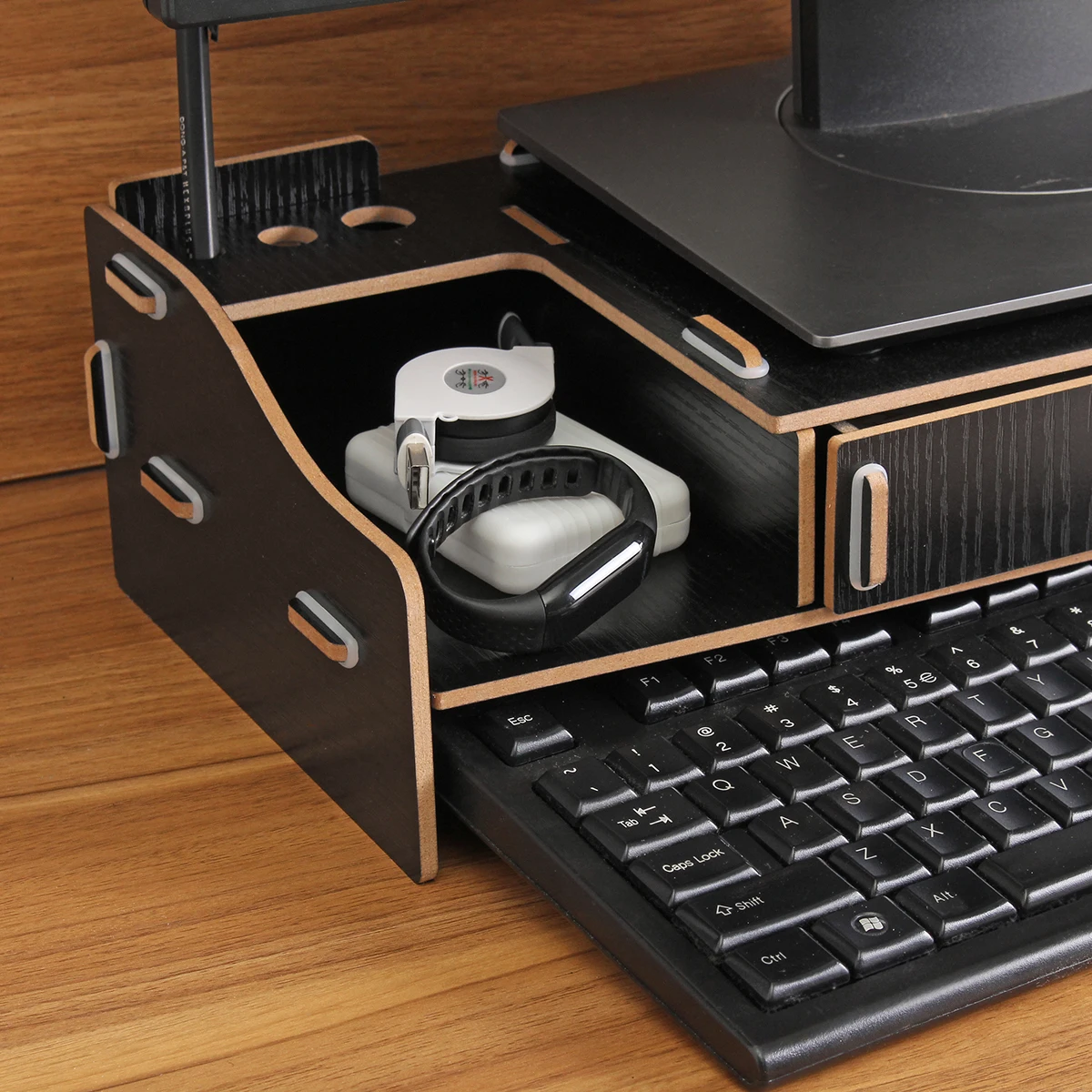 деревянная полка для монито