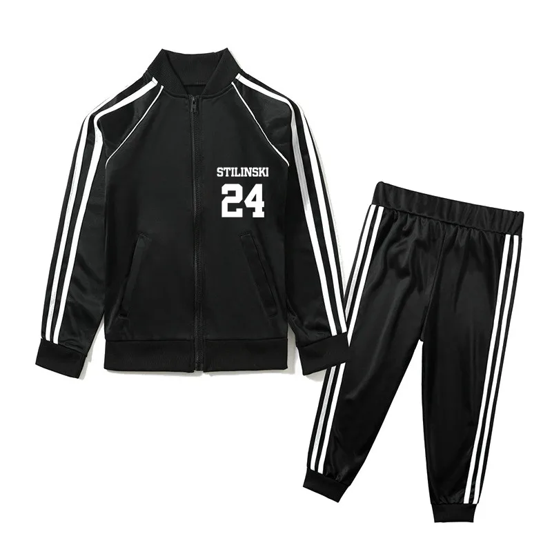 

Baseball Jacket Children's Spring and Autumn Sports Suit, Baseball Jacket Sports Trousers Two-piece Suit, Outdoor