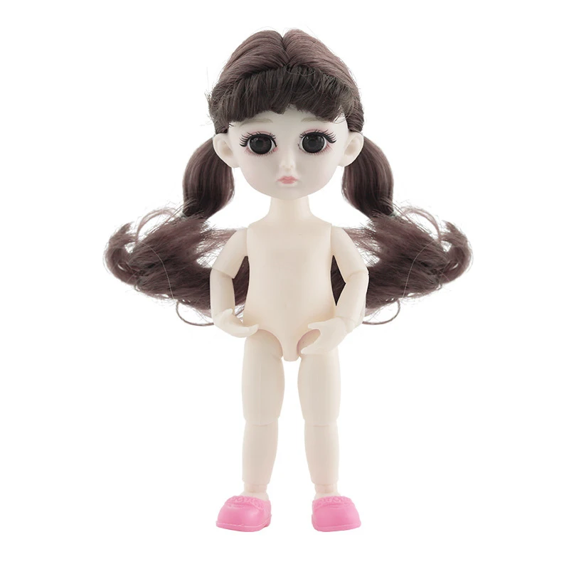 Кукла шарнирная с 3D глазами 16 см 13 дюймов