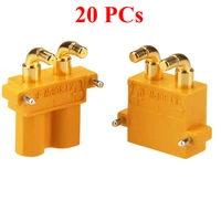 20pcs xt30pw pcb dedicated horizontal connector malefemale plug 2mm banana head amass xt30 plugs for fpv diy rc parts