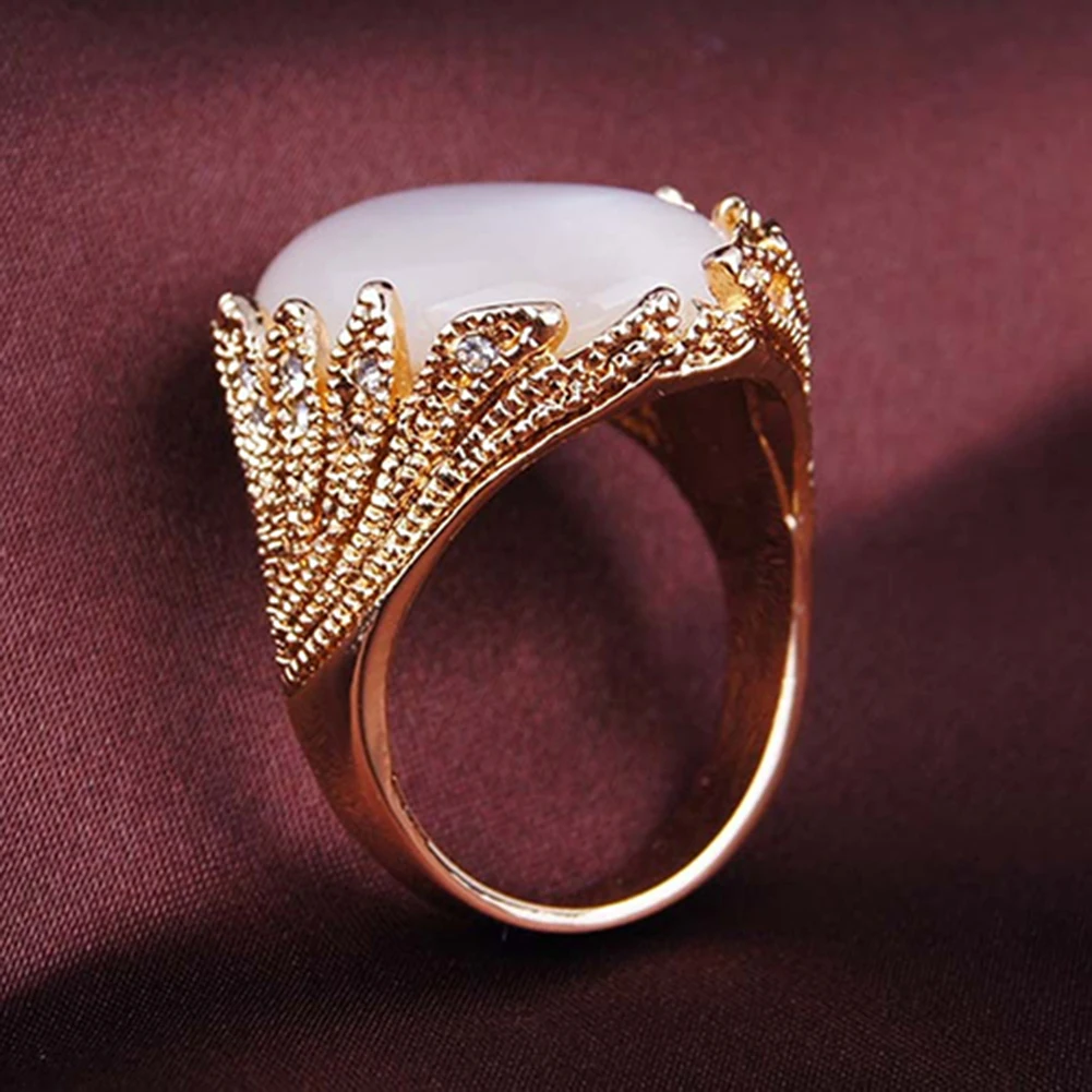 Роскошные кольца на палец с зеленым и синим камнем кристаллами для женщин