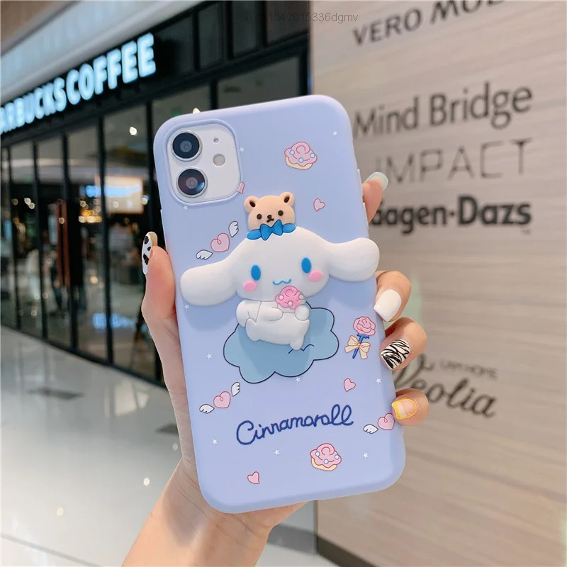 Sanrio мультфильм кукла Cinnamoroll My Melody сотовый телефон чехол для IPhone 12 12Pro 12ProMax 11 Pro Max X XS